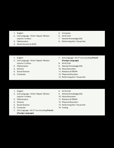 Academic Curriculum